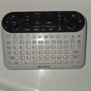 Sony Black and White Wireless Keyboard for Google TV